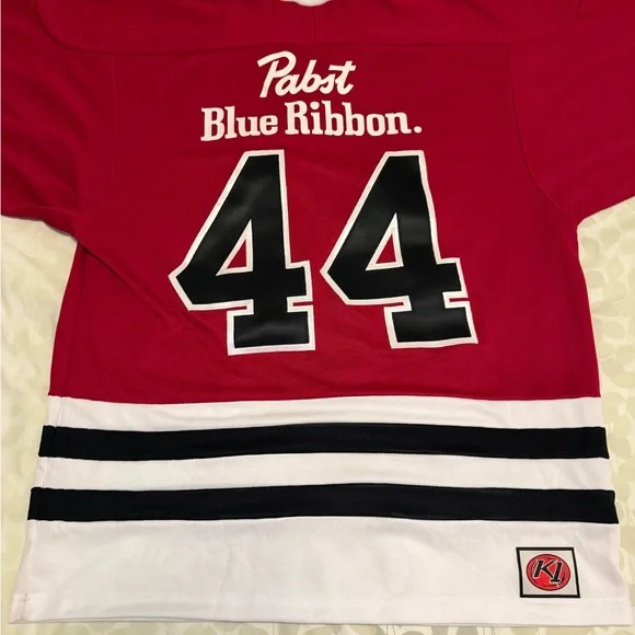 Pabst Blue Ribbon Red Hockey Jersey - Picture 7 of 7